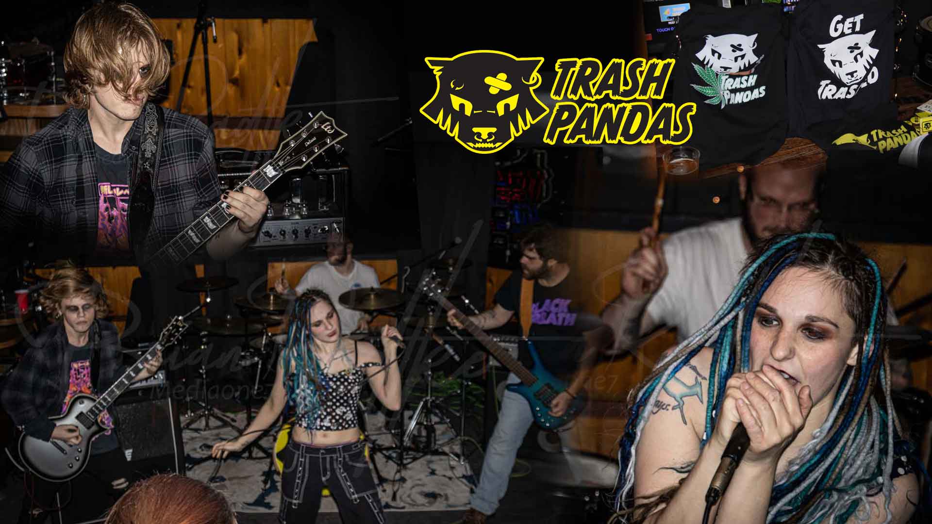 Trash Panda, Paperboy & Bud bands