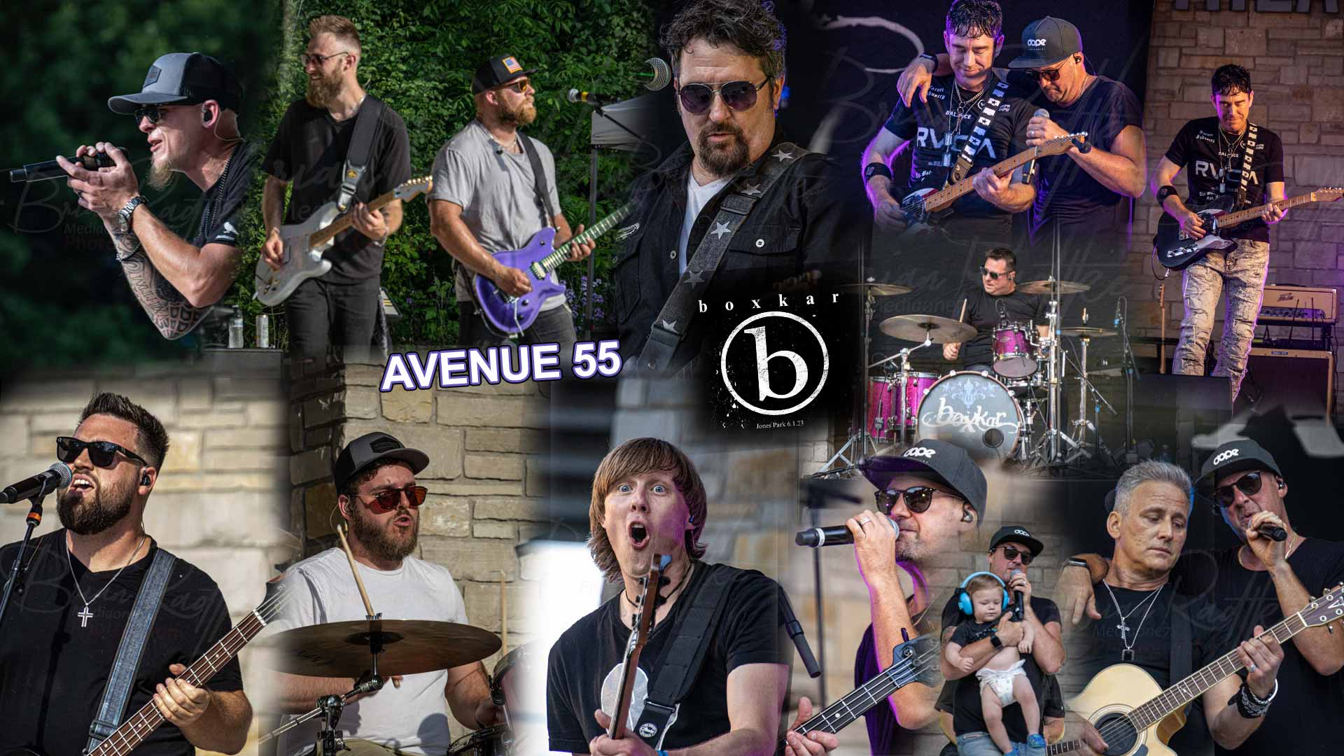 Boxkar & Avenue 55 Bands at Jones Park in Appleton wi