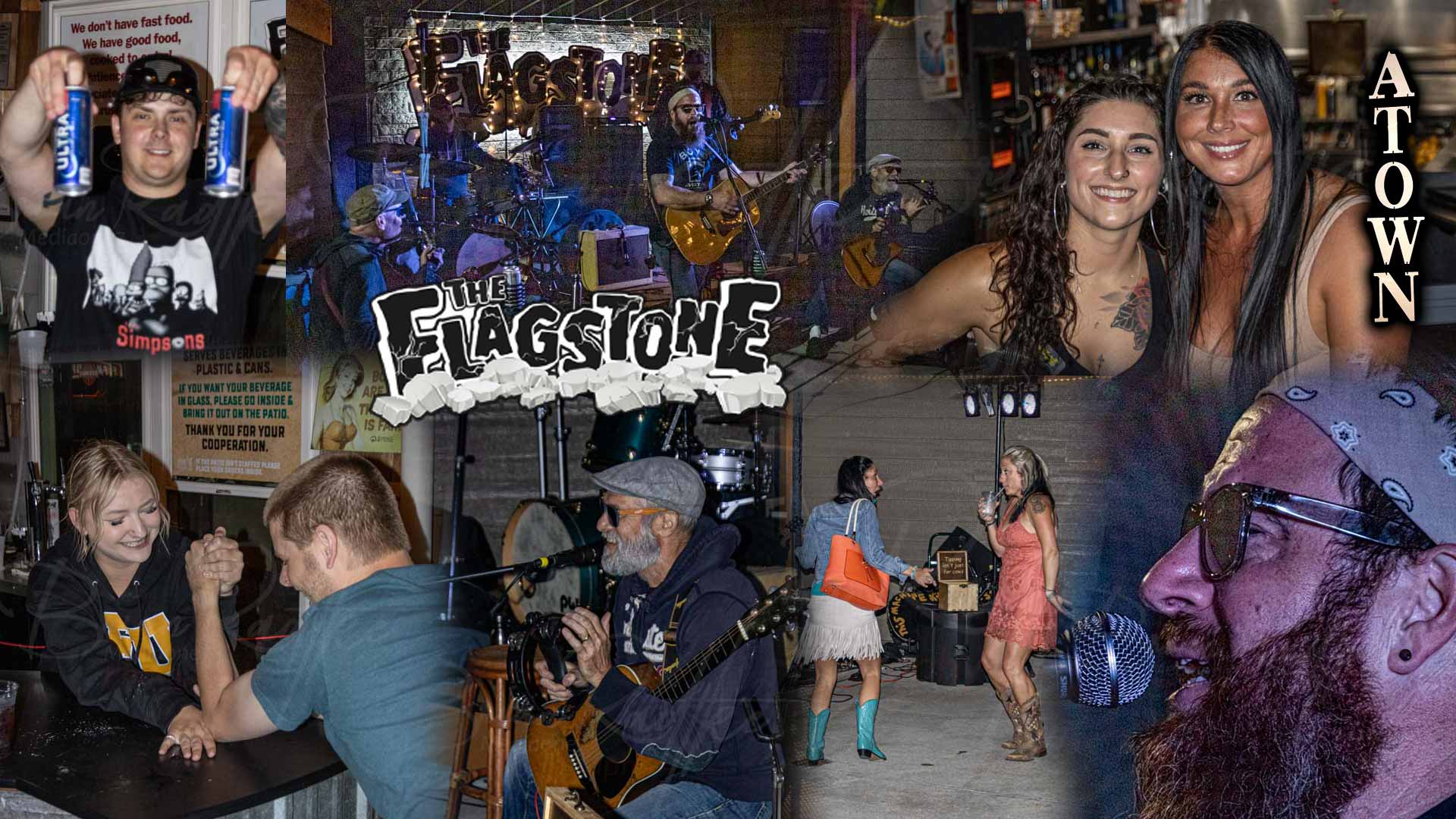 Atown band at Flagstone bar and Grill in Appleton WI