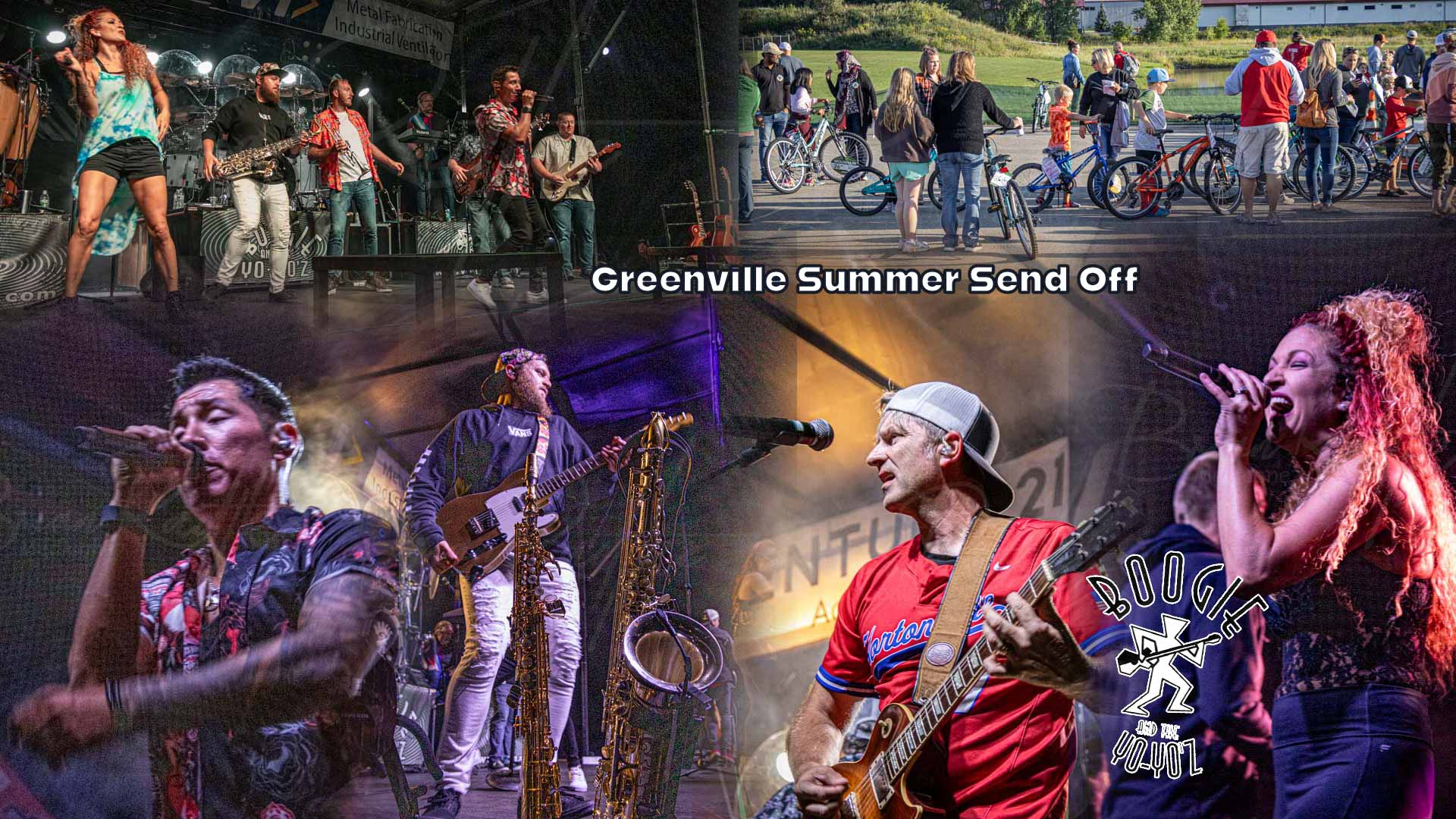 Greenville Summer Send Off with Standing Ovation, Allen Brother and the Boogie and the Yo Yoz band