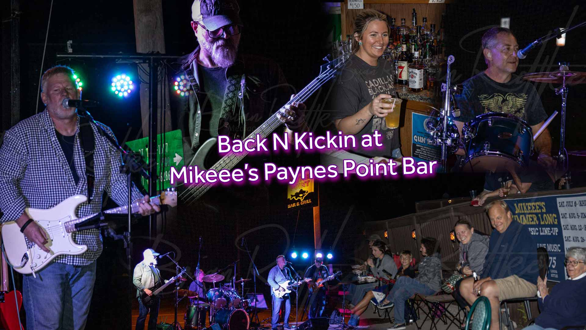 Back N Kickin at Mikeee's Payne Point bar in Neenah WI