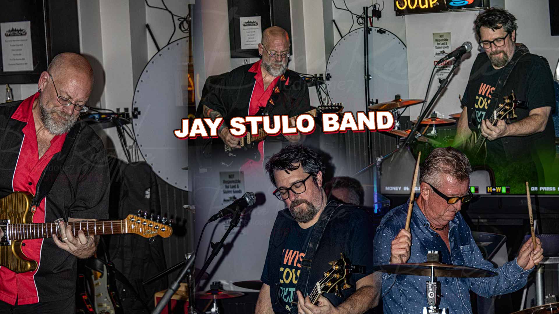 Jay Stulo Band brings the Blues to Northland Sports Bar and Gril in Appleton Wisconsin