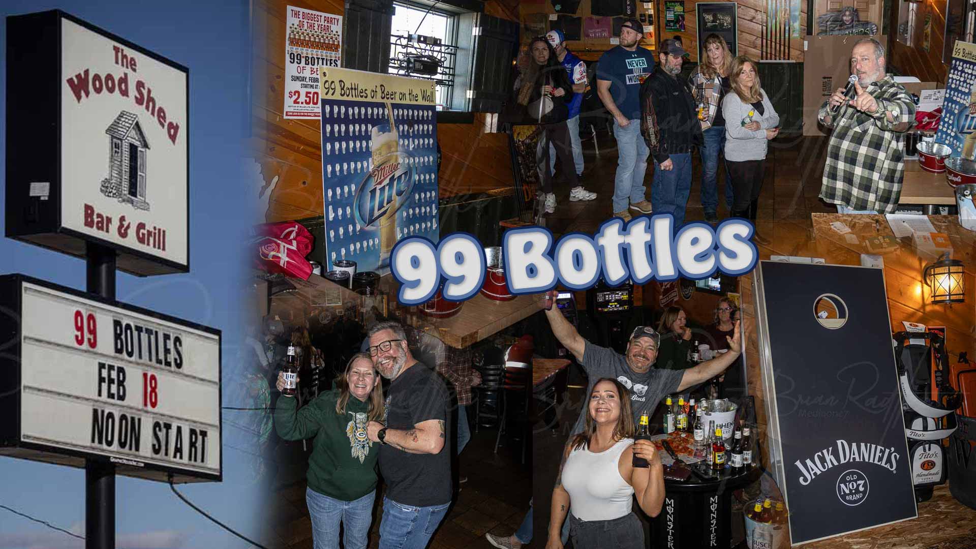 Woodshed Bar and Grill 99 Bottles Party during Indy 500