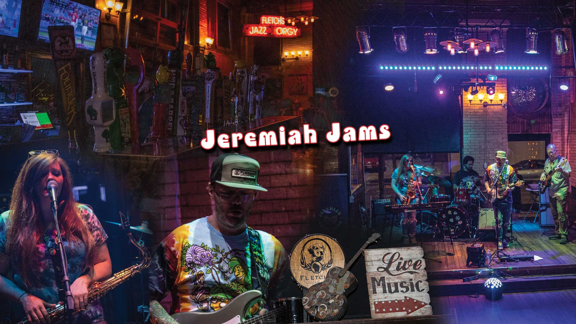 Jeramiah Jams band at Fletch's bar in Oshkosh