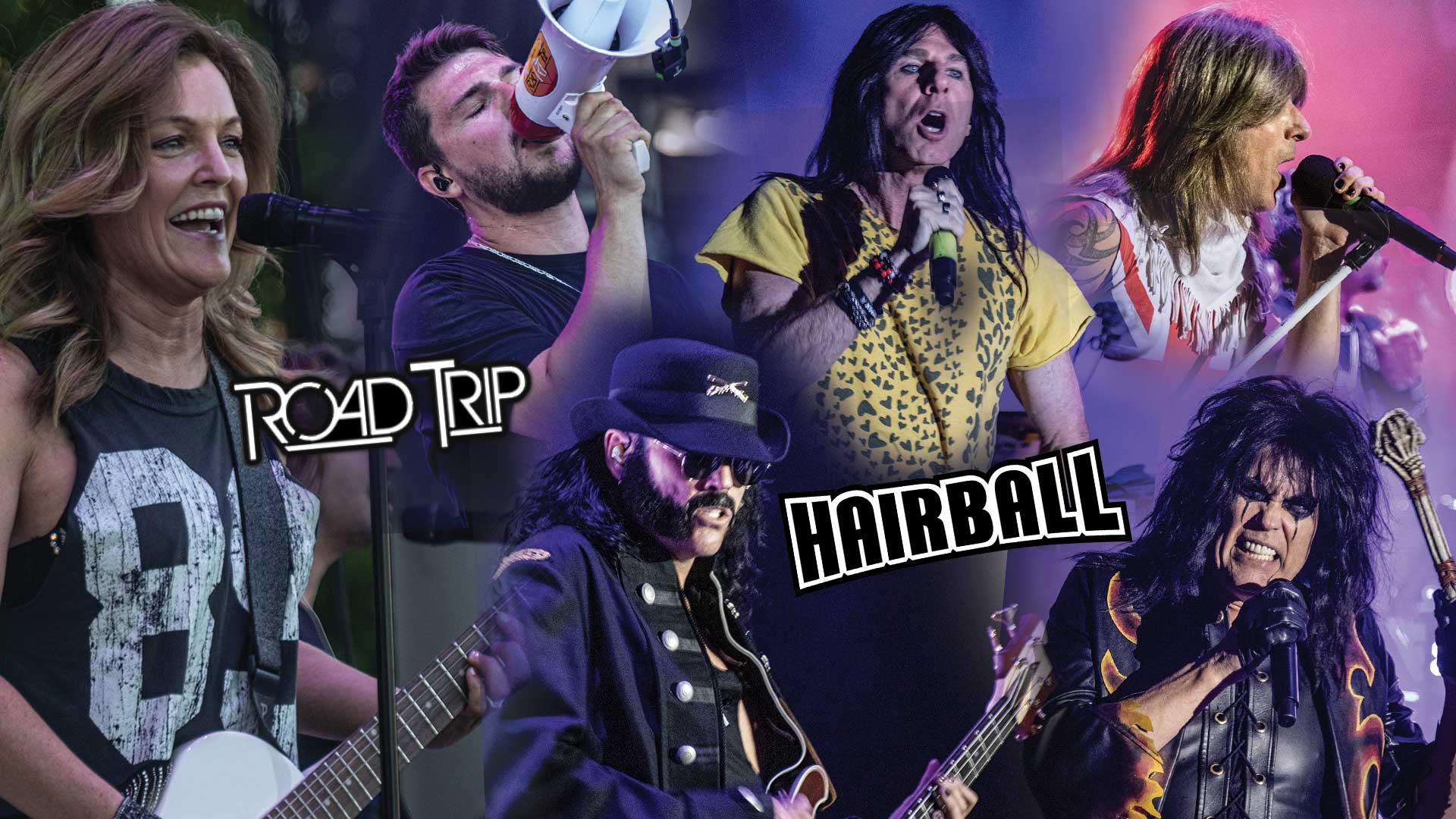 Hairball and Road Trip Band at Waterfest Oshkosh