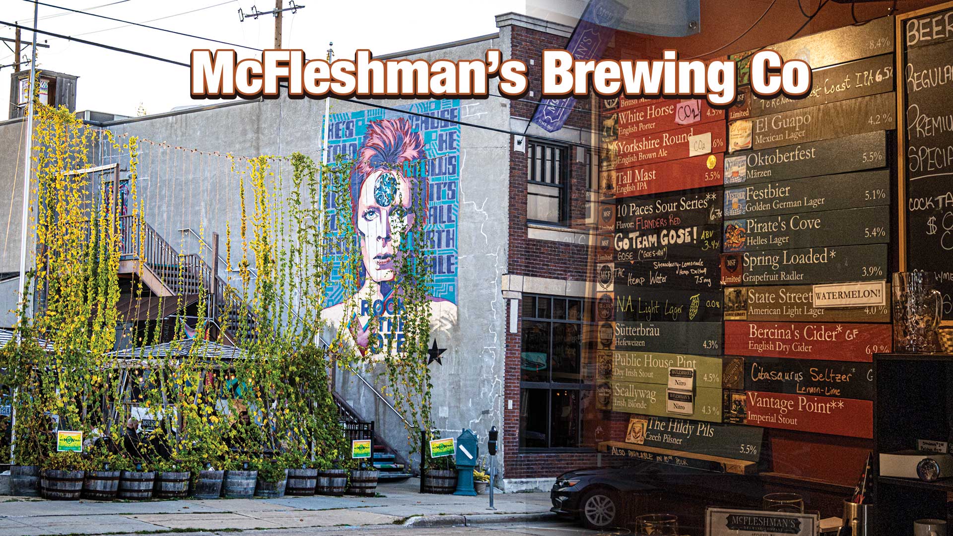 McFleshman’s Brewing Co. for some Thursday night tunes featuring Douser and Zebra Mussel