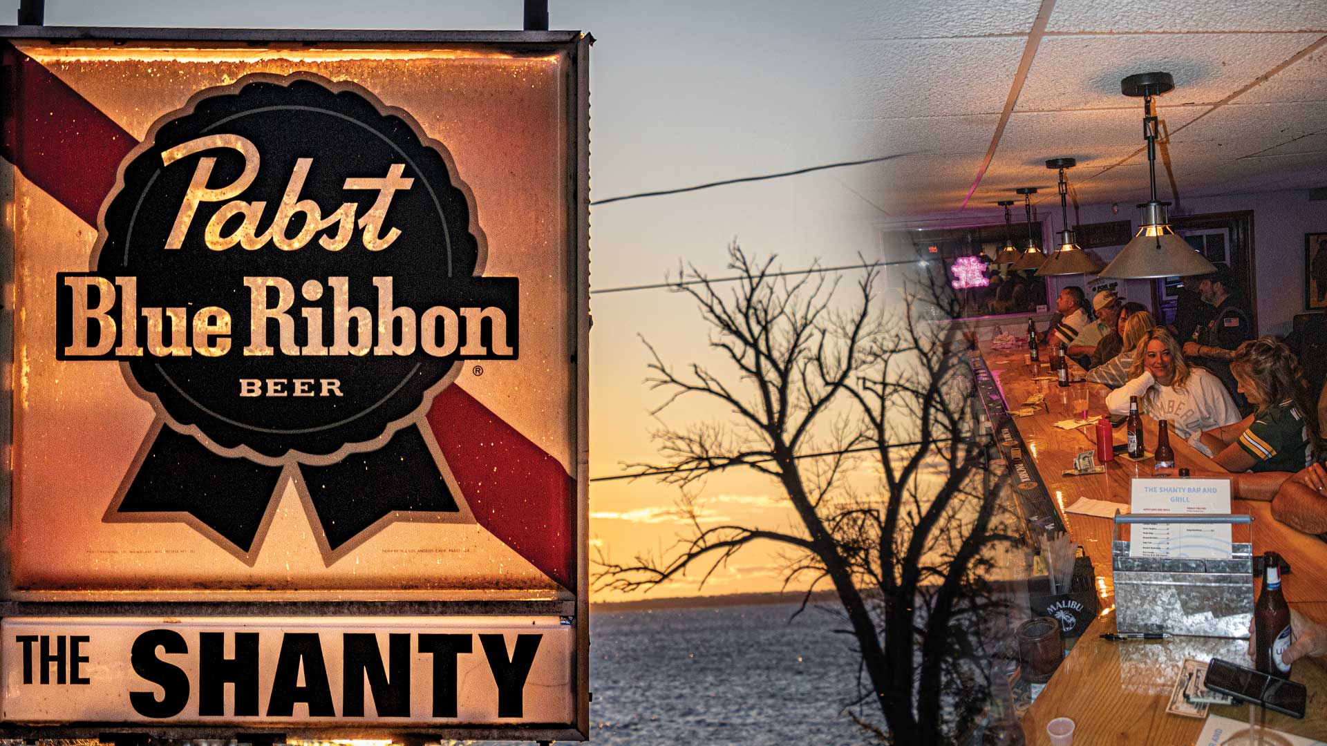 The Shanty Bar & Grill in Hilbert Wisconsin on Lake Winnebago