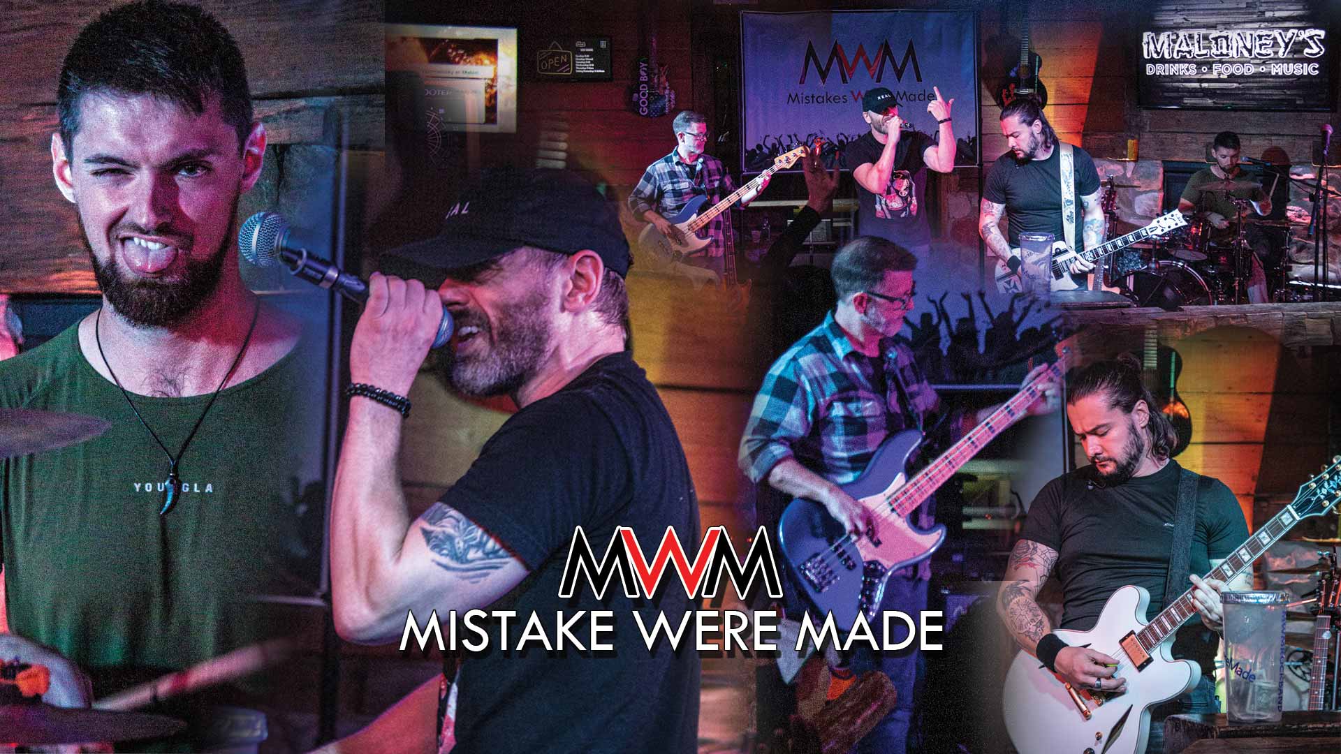 Mistakes Were Made Band at Maloney's Bar and Grill In Kaukauna Wisconsin