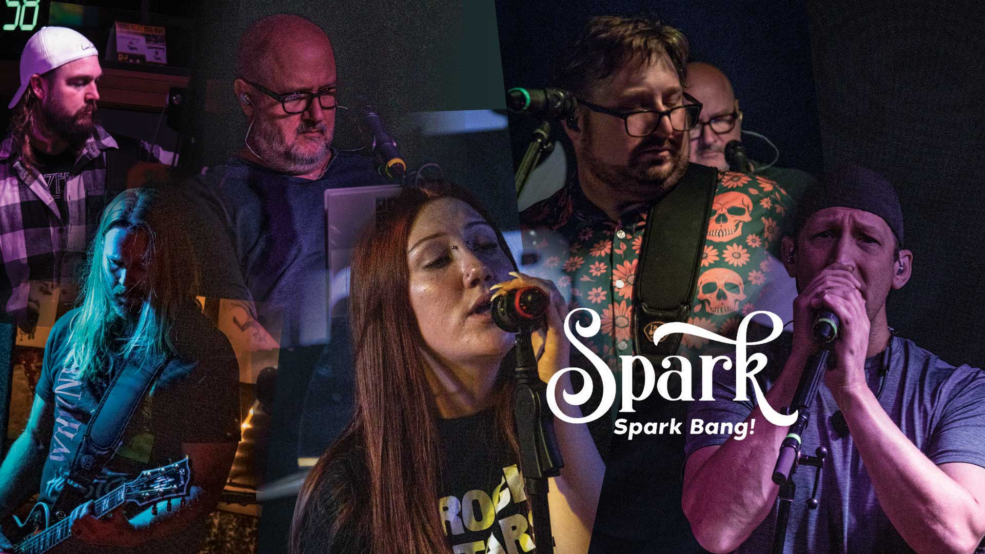 Spark Spark Bang band at Anduzzi's bar in Kimberly