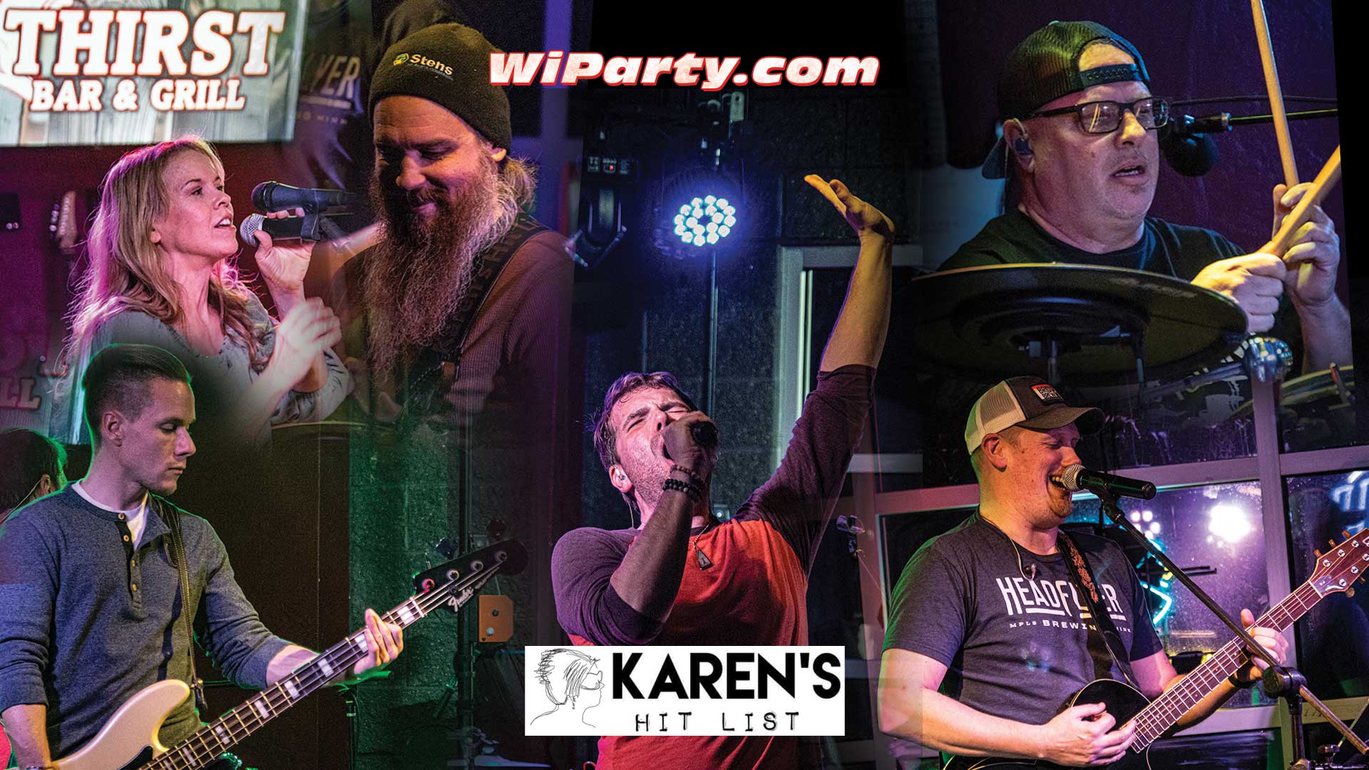 Karen's Hit List Band at Thirst Bar and Grill in Greenville WI