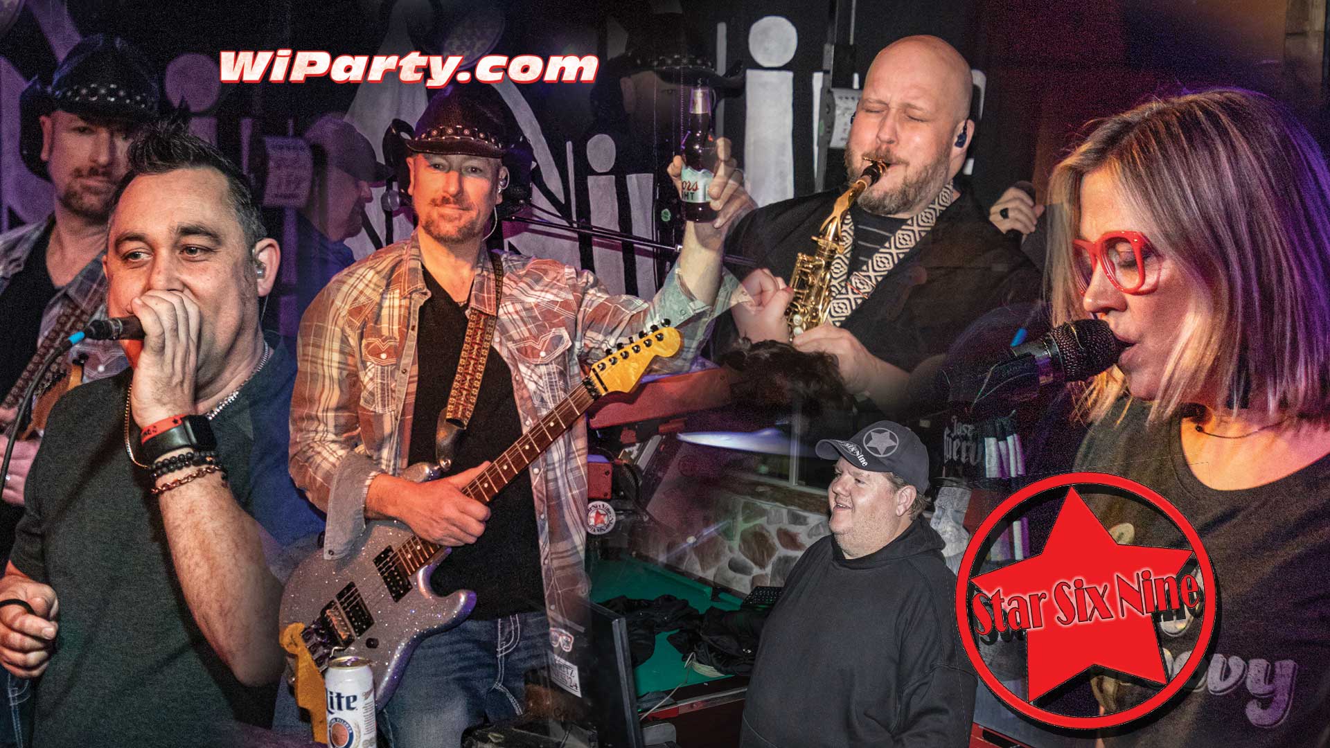 Star Six Nine band rocking out at Maloney's Bar and Grill